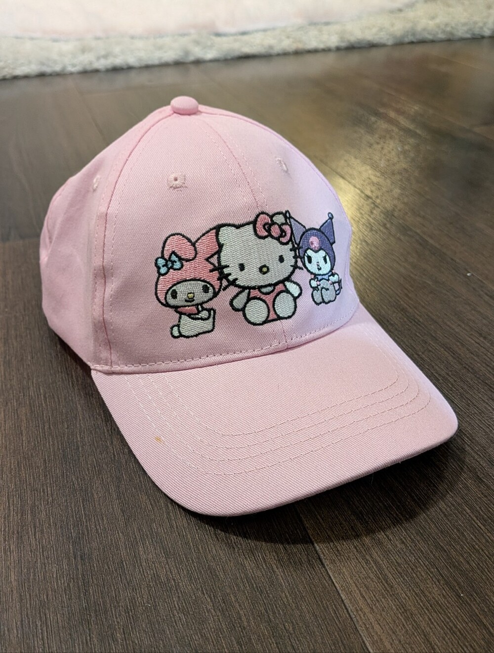 Sanrio Hello Kitty & Friends pink kid's baseball cap